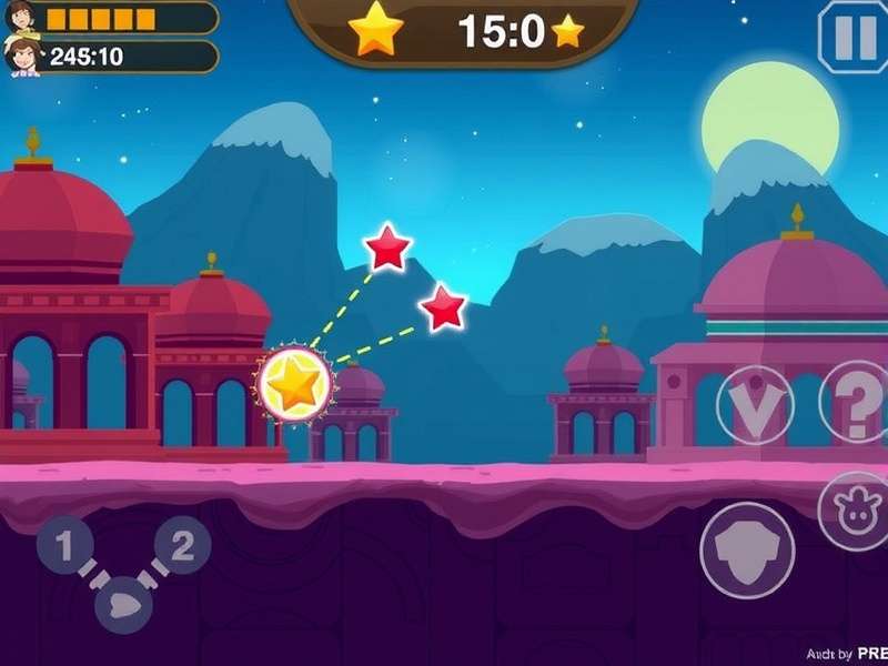 Pass Shoot Stars India Gameplay Screenshot